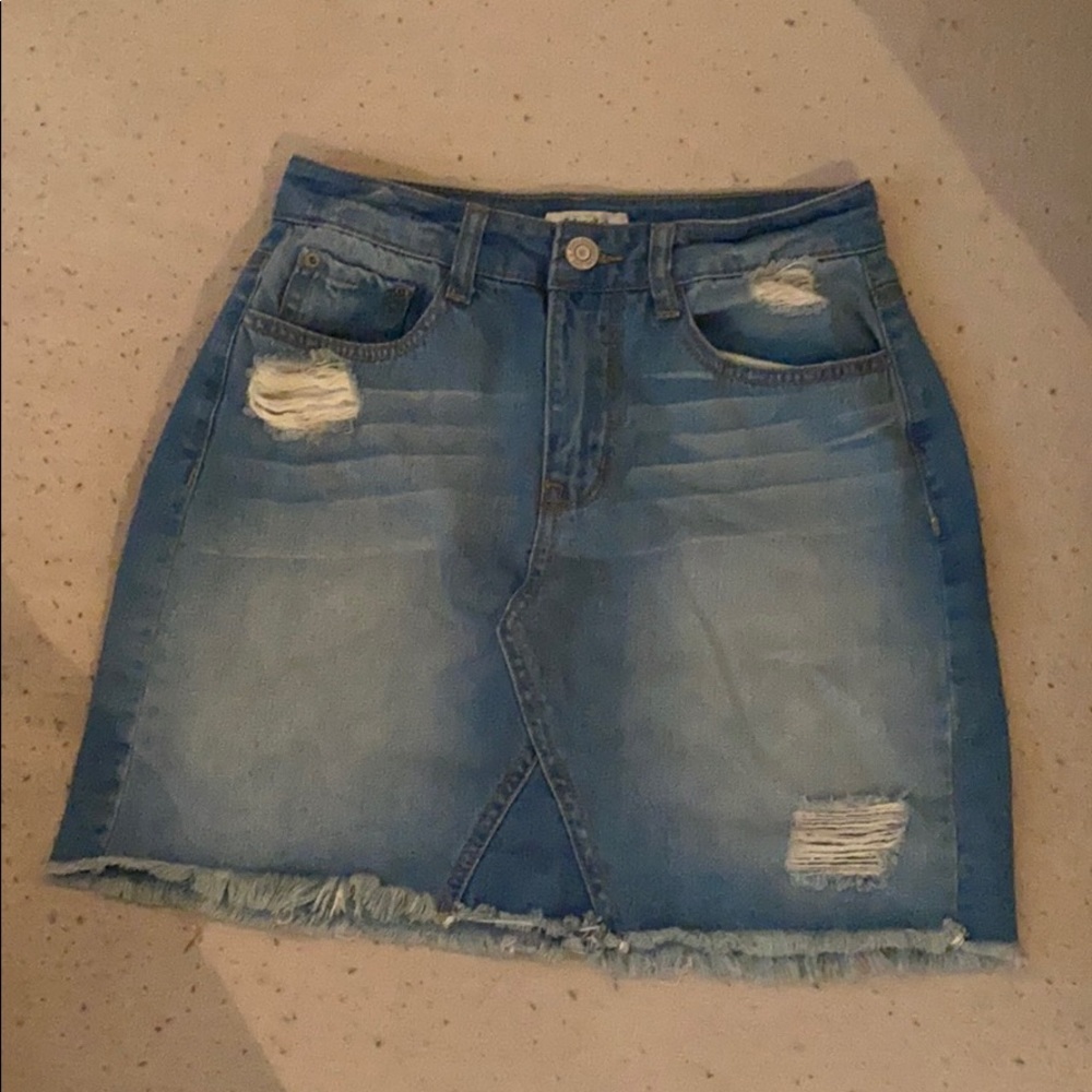 Jean skirt!